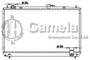 6191302088-T - Radiator-for-MITSUBISHI-PAJERO2002-V73-MT