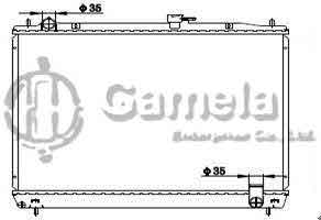 6191302090-T - Radiator-for-MITSUBISHI-PAJERO-MT