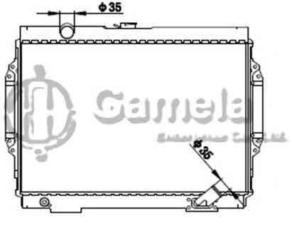 6191302104-T - Radiator-for-MITSUBISHI-L200-2-5-86-96-MT-OEM-MB356390-MB356391-MB221901