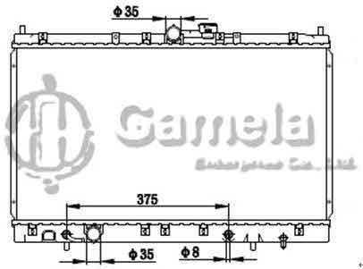 6191302120-T - Radiator-for-MITSUBISHI-SPACE-WAGON-CHARIOT-AT