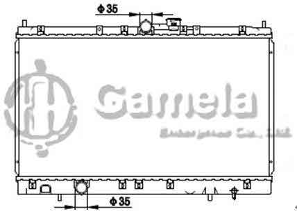 6191302121-T - Radiator-for-MITSUBISHI-SPACE-WAGON-CHARIOT-MT