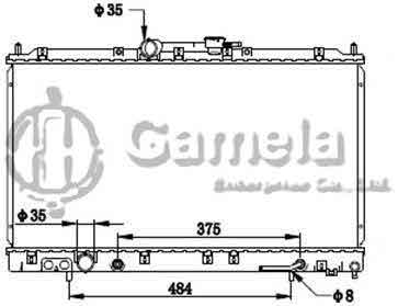 6191302129-T - Radiator-for-MITSUBISHI-AT