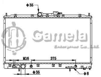 6191302131-T - Radiator-for-MITSUBISHI-GALANT-98-AT