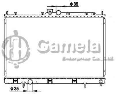 6191302136-T - Radiator-for-MITSUBISHI-OUTLANDER-2001-MT