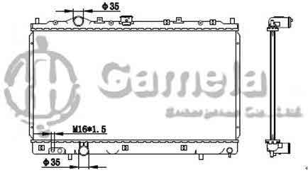 6191302145-T - Radiator-for-MITSUBISHI-LANCER95-99-MT