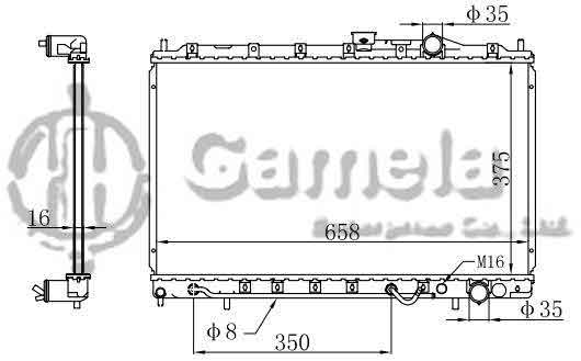 6191302146-T - Radiator-for-MITSUBISHI