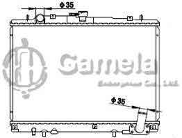 6191302150-T - Radiator-for-MITSUBISHI