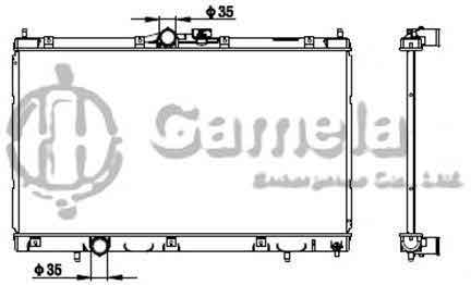 6191302151-T - Radiator-for-MITSUBISHI-LANCER-2001-DS-MT-OEM-PW820941