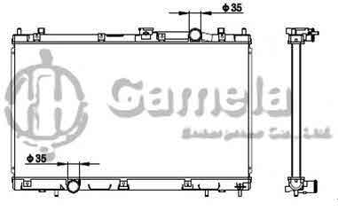 6191302155-T - Radiator-for-MITSUBISHI-LANCER-SAGA-BLM07-MT