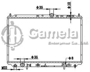 6191302163-T - Radiator-for-MITSUBISHI-CARISMA-AT