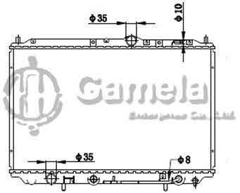 6191302165-T - Radiator-for-MITSUBISHI-CARISMA-AT