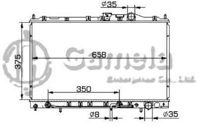 6191302174-T - Radiator-for-MITSUBISHI-LANCER-92-94-AT