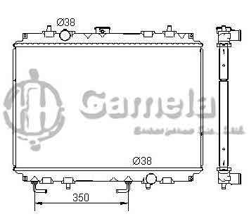 6191302175-T - Radiator-for-MITSUBISHI-MT