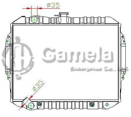 6191302186-T - Radiator-for-MITSUBISHI-PAJERO-V33-92-98-AT