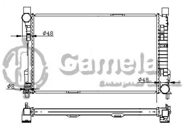 6191304005-T - Radiator-for-MERCEDES-BENZ-C-CLASS-W203-CLC-CLK-SLK-00-07-MT-OEM-2035000403-2035001103