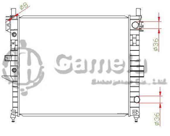 6191304006-T - Radiator-for-MERCEDES-BENZ