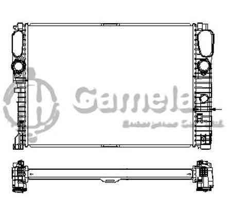 6191304007-T - Radiator-for-MERCEDES-BENZ-CLS-CLASS-W219-E500-02-10-MT-NISSENS-62797A-OEM-2115000202-2115002302-2115003102