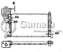 6191304012-T - Radiator-for-MERCEDES-BENZ-SPRINTER-95-06-MT-NISSENS-62519A-OEM-9015003500-9015003900-9015003600