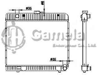 6191304024-T - Radiator-for-MERCEDES-BENZ-W123-126-280S-L6-2-8-76-85-MT-NISSENS-62540-OEM-1235013401-1235010601-1235010701-1235013601