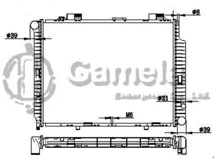 6191304060-T - Radiator-for-MERCEDES-BENZ-W210-E200-E220-95-03-MT-DPI-2131