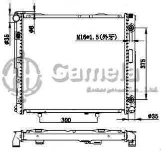 6191304079-T - Radiator-for-MERCEDES-BENZ-W124-200E-88-91-AT