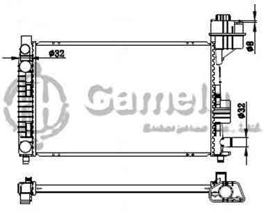 6191304094-T - Radiator-for-MERCEDES-BENZ-W168-A140-A160-A190-97-04-MT