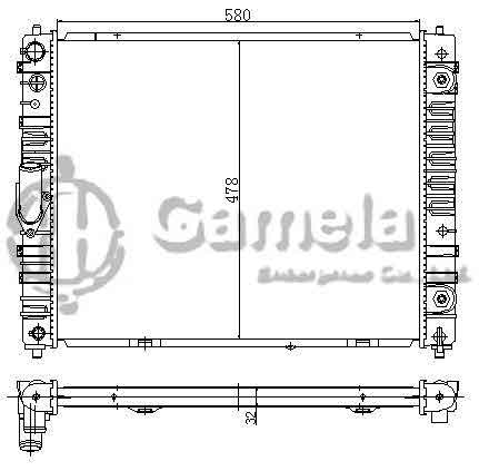 6191304109-T - Radiator-for-MERCEDES-BENZ-R002-AT