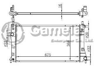 6191326015-T - Radiator-for-MAZDA-5-12-MT