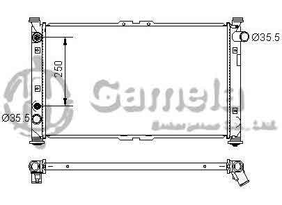 6191326045-T - Radiator-for-MAZDA-MILLENIA-V6-2-5-95-02-AT-DPI-2065