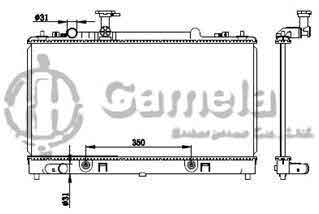 6191326074-T - Radiator-for-MAZDA6-02-2-3i-16V-AT-NISSENS-62465A-OEM-L32815200-L32815200A