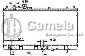 6191326110-T - Radiator-for-MAZDA-323-FML-2003-AT