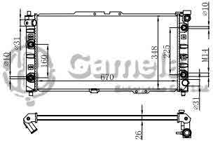 6191326154-T - Radiator-for-MAZDA-ASTING-323BA94-ISRAEL-MARKET-AT-OEM-BPM915200-BPM915200A-BPM915200B