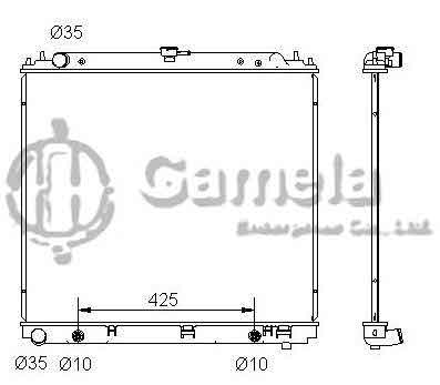 6191419018-T - Radiator-for-NISSAN-FRONTIER-L4-2-5-05-13-AT-NISSENS-68717-OEM-21460EB30A-DPI-2808AT