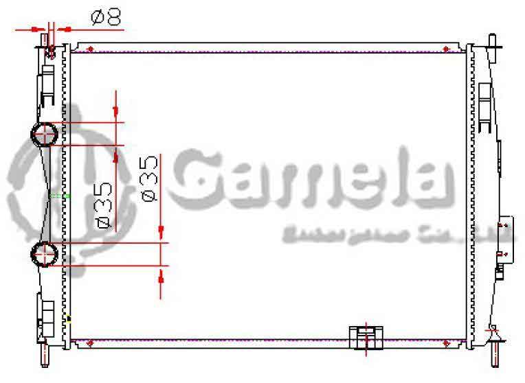 6191419021-T - Radiator-for-NISSAN-QASH-QAI-1-6-MT-OEM-21460J090B