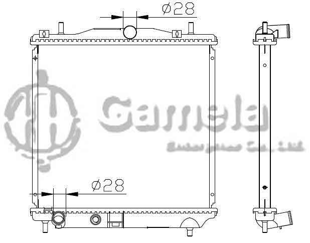 6191419024-T - Radiator-for-NISSAN-SVLIANS200BAS-MT