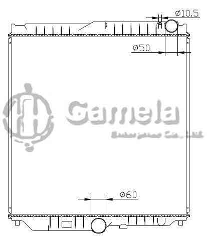 6191419025-T - Radiator-for-NISSAN-DIESEL-MT