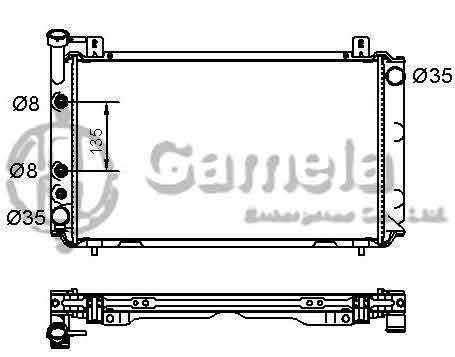 6191419038-T - Radiator-for-NISSAN-PULSAR-SENTRA-L4-1-7-1-8-87-90-AT-OEM-2146054A00-2141058A00-DPI-213