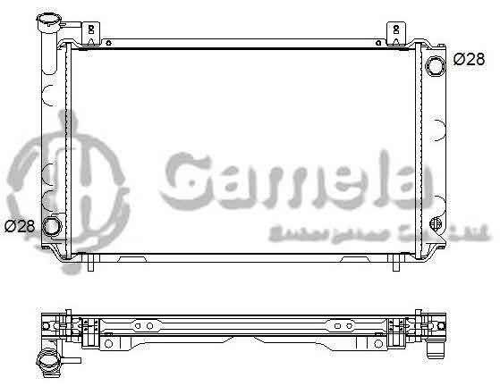 6191419040-T - Radiator-for-NISSAN-PULSAR-SENTRA-L4-1-6-86-91-MT-DPI-788