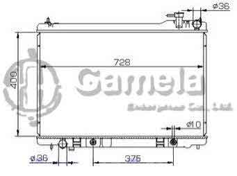 6191419046-T - Radiator-for-NISSAN-G35-03-05-AT-OEM-21460AM900