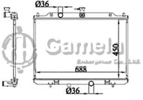 6191419083-T - Radiator-for-NISSAN-NV200-SV-L4-2-0L-13-1-MT-OEM-2141031MOA-DPI-13405