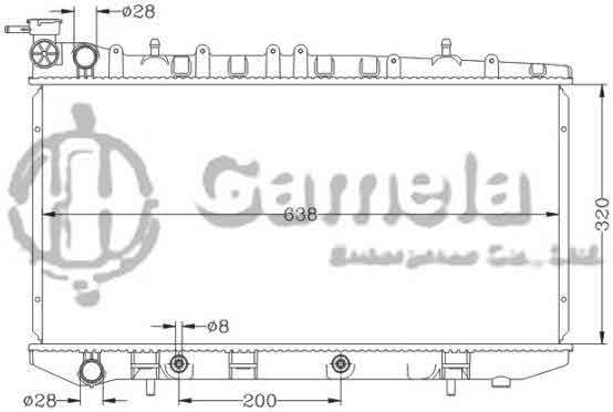 6191419090-T - Radiator-for-NISSAN