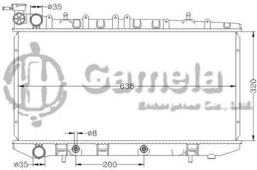 6191419093-T - Radiator-for-NISSAN