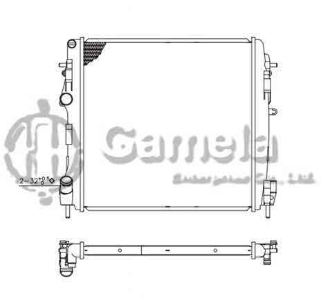 6191419102-T - Radiator-for-NISSAN-NS-KUBISTAR-16V1-6i-1-9-DCi-03-MT-NISSENS-63762-OEM-8200072713