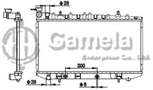 6191419112-T - Radiator-for-NISSAN-AT-NISSENS-62978