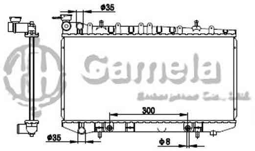 6191419114-T - Radiator-for-NISSAN-MT