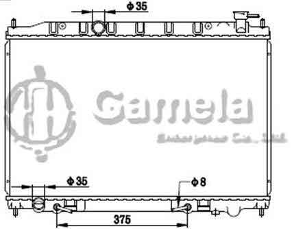 6191419129-T - Radiator-for-NISSAN-PRESAGE-U31-04-AT-OEM-21460CB000