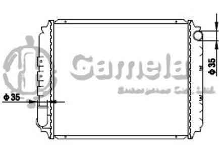 6191419136-T - Radiator-for-NISSAN-VAN-E24-2-4L-86-89-MT