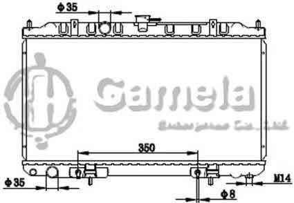 6191419154-T - Radiator-for-NISSAN-P12-QR-DE-AT-OEM-21460AU303