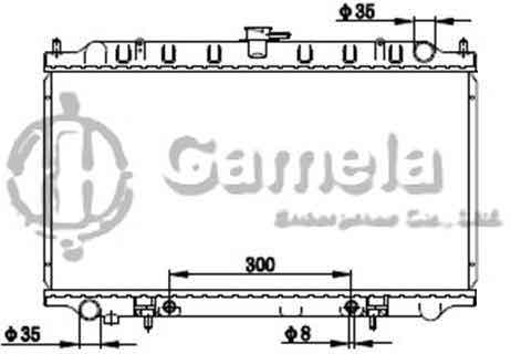 6191419160-T - Radiator-for-NISSAN-BLUEBIRD-U14-98-00-AT-OEM-214604J600