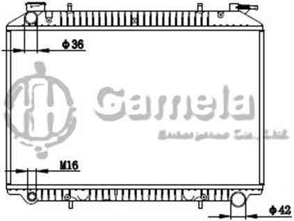 6191419163-T - Radiator-for-NISSAN-VANETTE-92-MT-NISSENS-62908A-OEM-214109C001-214609C002